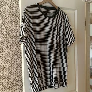 7 for all mankind oversized striped tee